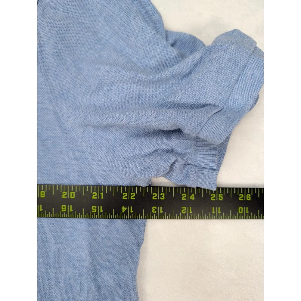 Polo Ralph Lauren Mens Classic Fit Short Sleeve Polo Shirt Light Blue Large LG